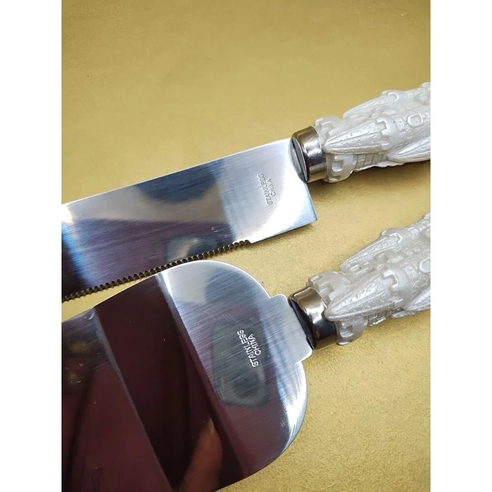 Wedding Anniversary Cake and Knife Set. Fairytale Castle
